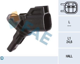SENSOR DE ABS MAZDA 3 EJE DELANTERO
