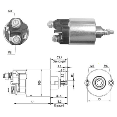 AUTOMATICO BMW MB 12V / CONTRARIO ZM-708