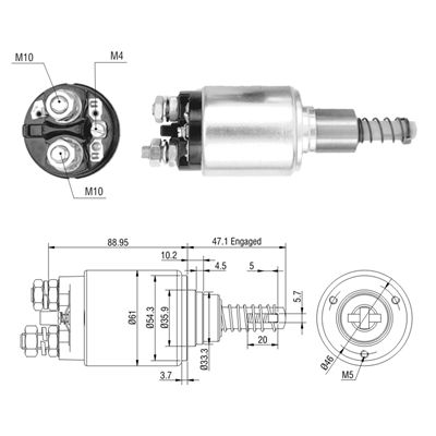 AUTOMATICO IVECO FIAT MB VOLVO BOSCH 12V EMBOLOPLASTICO