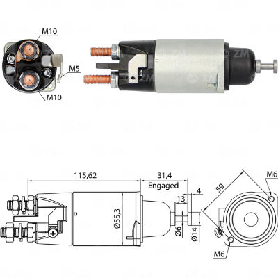 AUTOMATICO MERCEDES BENZ ATEGO 24V ZM 8089006 /A0061514801