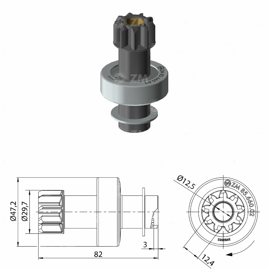 BENDIX TOYOTA 75/86 TODOS 9D