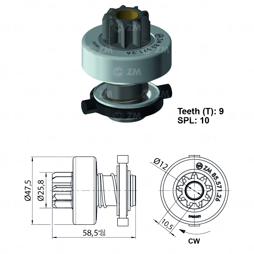 BENDIX RENAULT 9-19 PEUGEOT BMW CHEVROLETMONZA/ CORSA 9D TIPO BOSCH