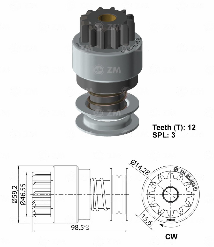 BENDIX 37MT KODIAK 12D