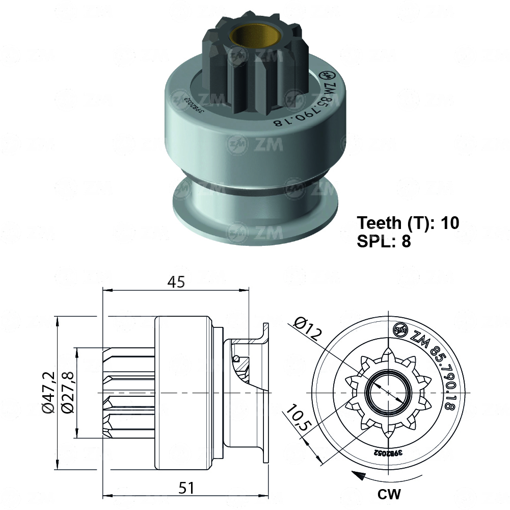 BENDIX MITSUBISHI PMGR JEEP CHEROKEE T-10