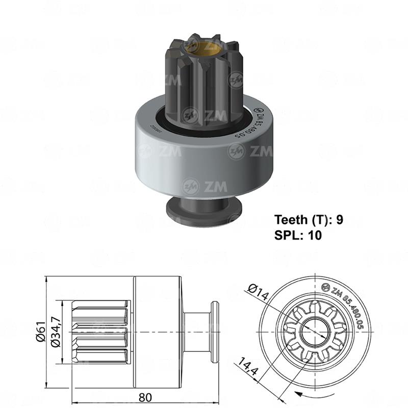 BENDIX VOLSKWAGEN WORKER T-9