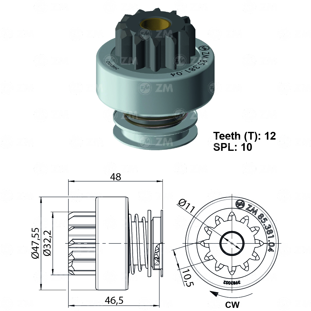 BENDIX SPRINTER T-12 TIPO BOSCH