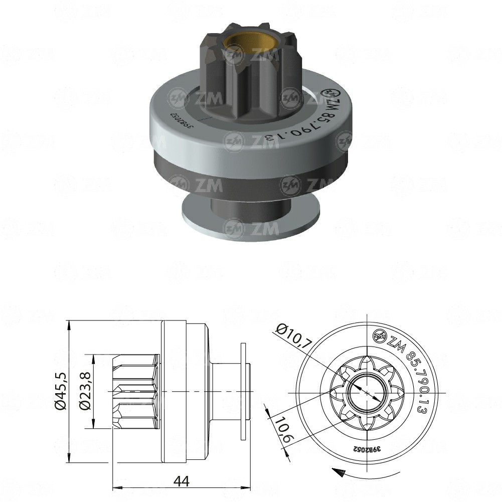BENDIX RENAULT LOGAN/SANDERO/SYMBOL ENC MITSUBISHI T-8