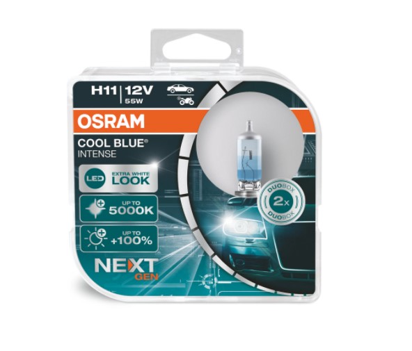 H11 12V  55W 5000K 100% MAS LUZ NEXT GEN