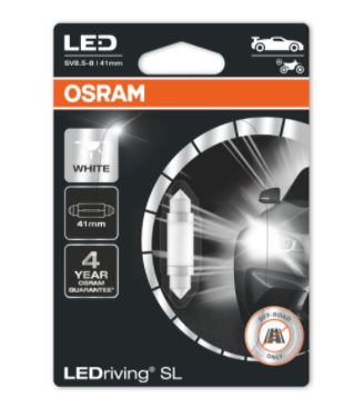 C5W 41MM 1W 12V BLANCO LED