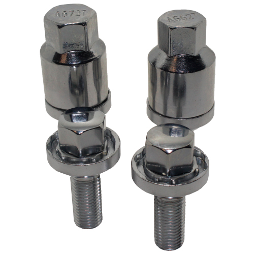 Kit Pernos de Seguridad M12x1.50(4 pernos- 2 llaves) Esférico