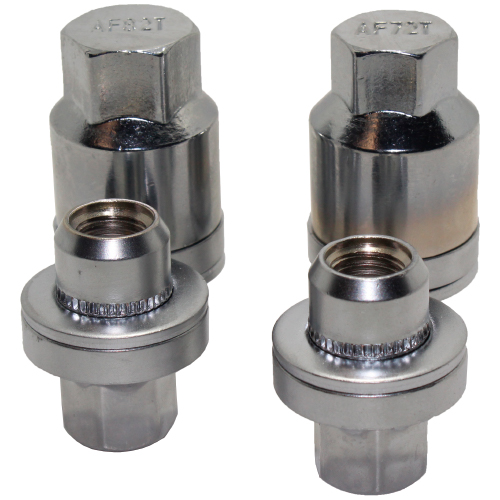 Kit Tuercas de Seguridad tipo Toyota M12X1.50(4 tuercas- 2 llaves)