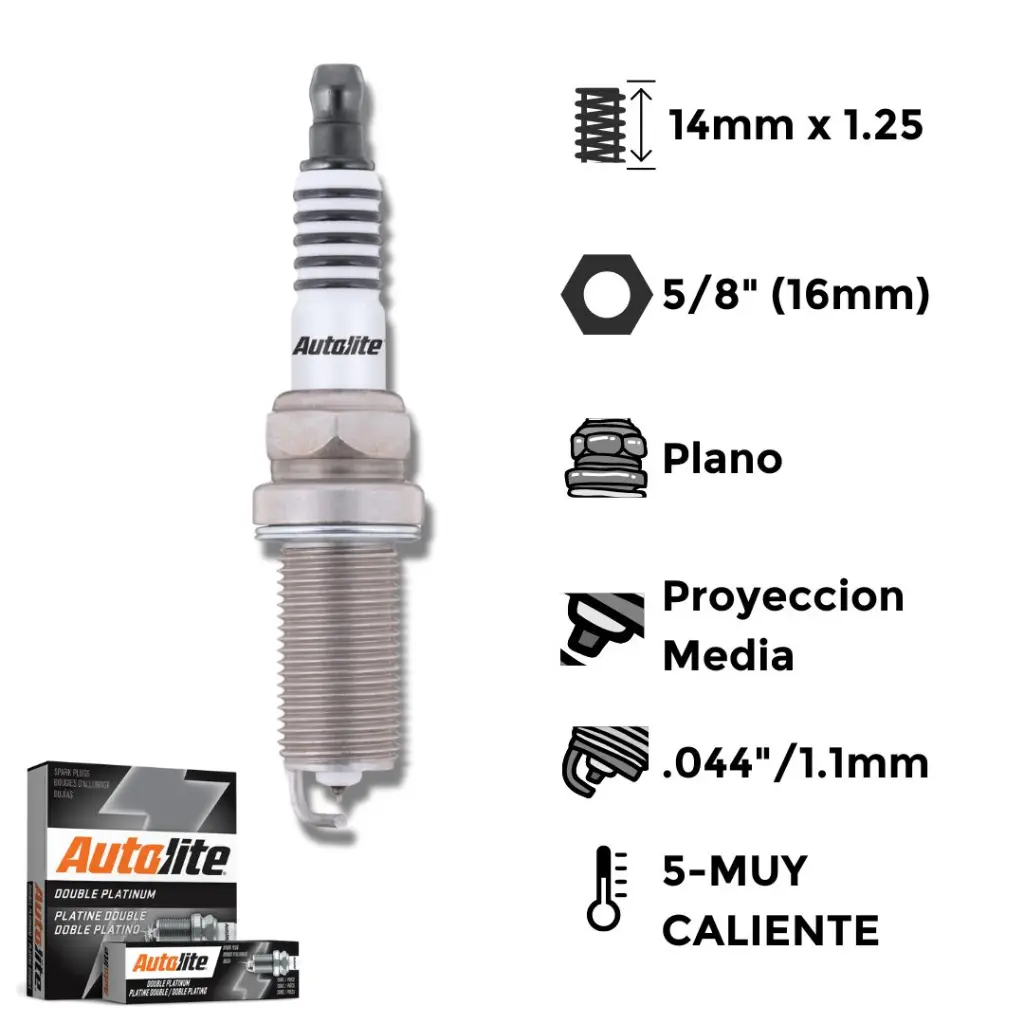 Bujías Autolite Doble Iridio XP X4 - NGK LFR6C-11 LFR5AGP DENSO K20HR-U11