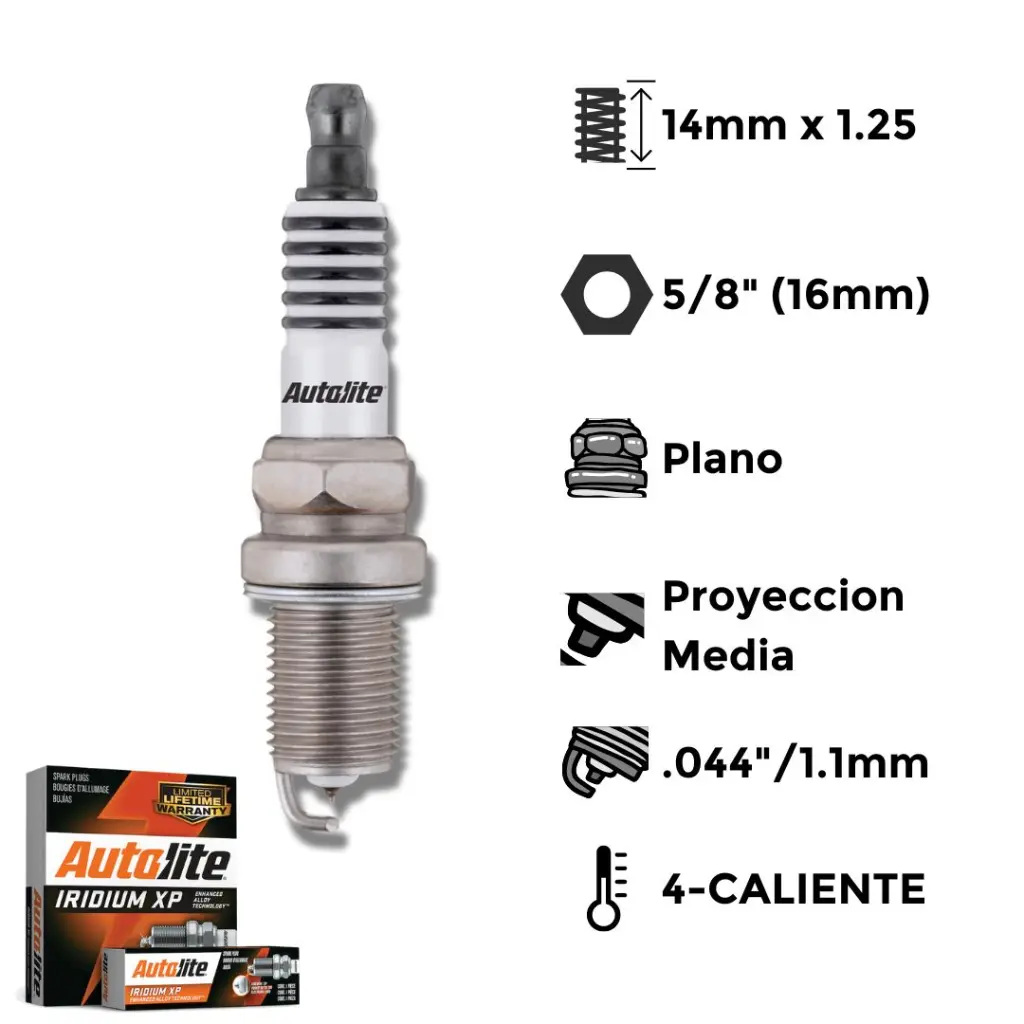 Bujías Autolite Iridio X4 - NGK BKR5EGP