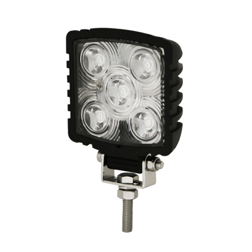 LAMPARA DE TRABAJO 5 LEDS CUADRADA 12-24V CHORRO