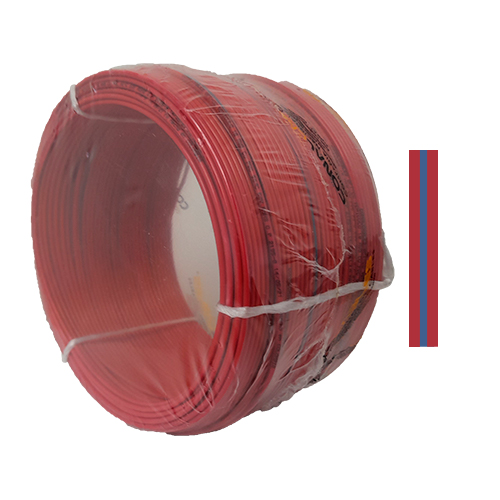 CABLE VEHICULO 20AWG 50V 90 C ROJO-AZUL