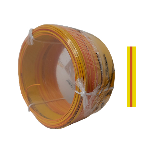 CABLE VEHICULO 22AWG 50V 90 C AMARILLO-NARANJA