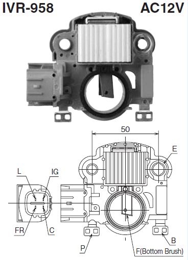 REGULADOR ALTERNADOR HONDA CIVIC 17 NEW ERA