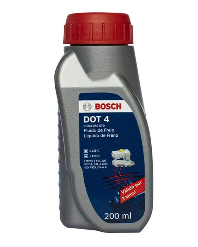 Liquido De Frenos Dot4 200Ml Brasil Rojo Ff2070
