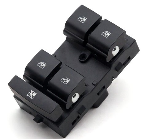 Interruptor De Elevavidrios Cuadruple Chevrolet Onix 13-- Cobalt 11-16 Sin Led - Bloqueo De Vidrios