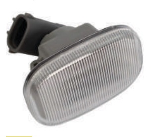 Intermitente Lateral Cristal Toyota Corolla/Hilux/Fielder - 2003 A 2008 - Con Socket