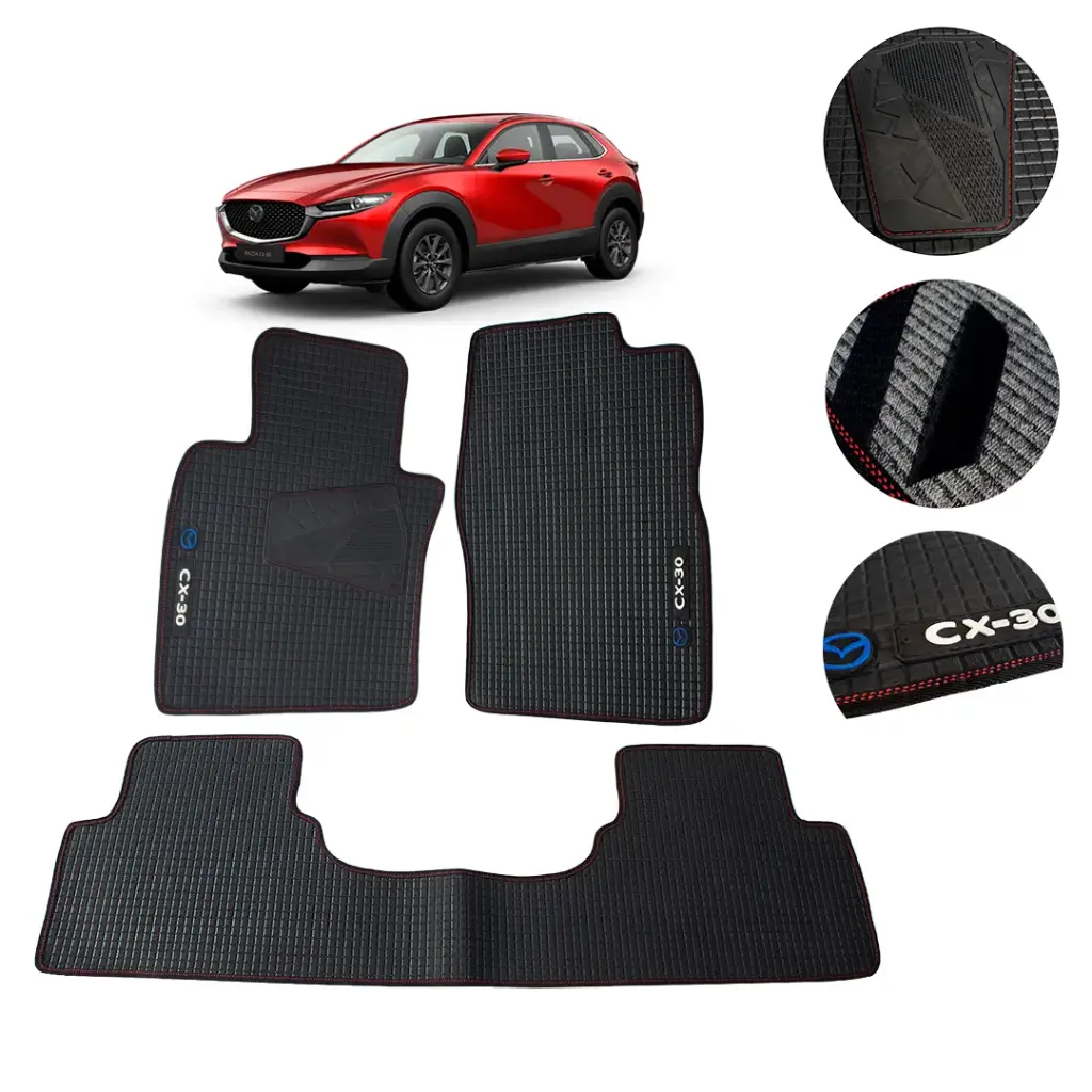 Juego De Tapetes Pvc Mazda Cx-30 2020 Antideslizantes