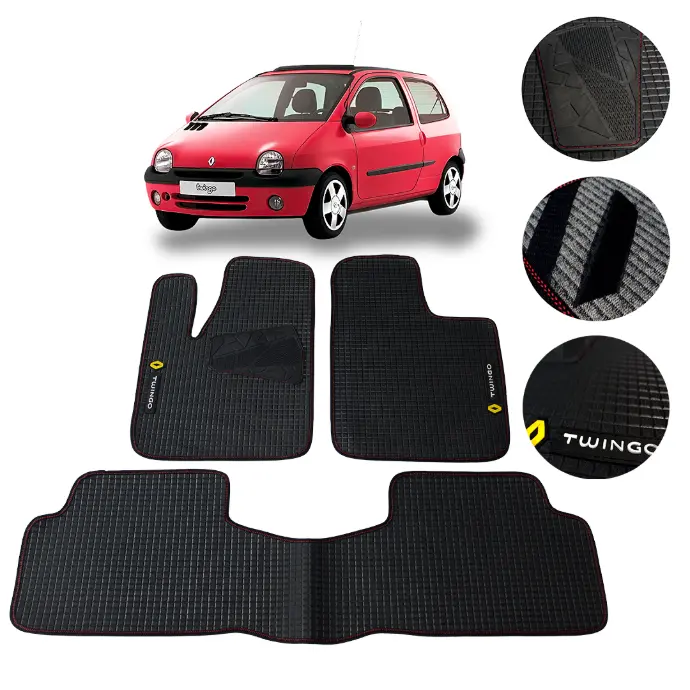 Juego De Tapetes Pvc Renault Twingo 1997-2013 Antideslizantes