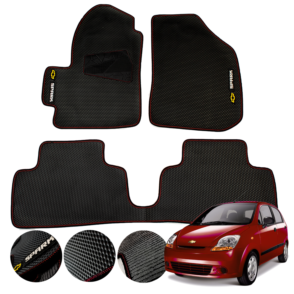 Juego De Tapetes Pvc Chevrolet Spark Antideslizantes