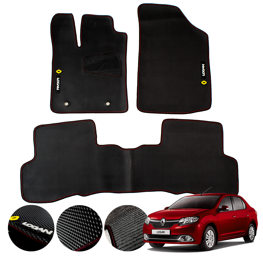 Juego De Tapetes Pvc Renault Logan 2016-2020 Antideslizantes