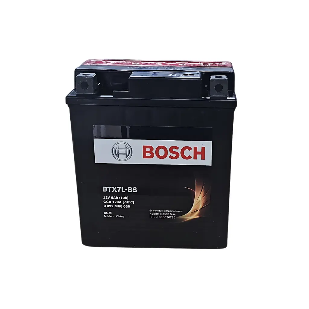 Batería Moto Bosch Btx7l Honda Cb190r Suzuki Gixxer 150