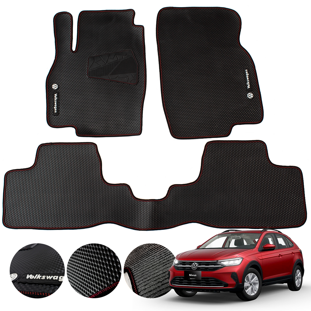 Juego Tapetes Pvc Volkswagen Nivus 2023-2025 Antideslizante