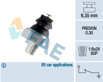 [FAE-12240] PERA PRESION DE ACEITE MAZDA UNIVERSAL TRMINAL DE OJO