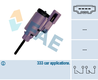 [FAE-24760] PERA DE FRENO VW AUDI MORADA