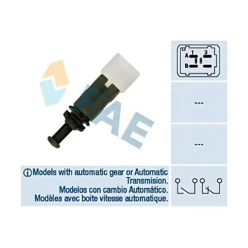 [FAE-24895] Pera De Freno Renault Automatico 4 Pines