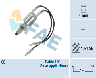 [FAE-25060] PERA DE FRENO UNIVERSAL
