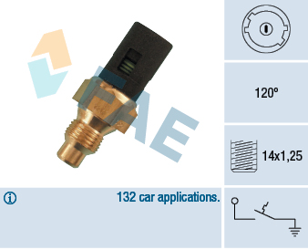 [FAE-35250] PERA TEMPERATURA RENAULT 9 19 21 CLIO TWINGO
