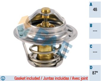 [FAE-5202987] TERMOSTATOS  CHEVROLET AVEO 1.4L 1.6L OPTRA 1.8L