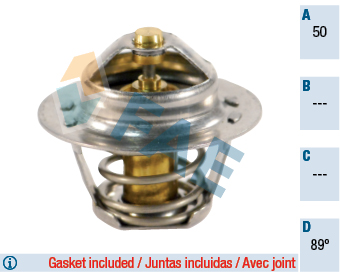 [FAE-5205089] TERMOSTATOS  RENAULT LOGAN 1.4L 1.6L, NISSAN TIIDA 1.8L