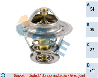 [FAE-5300874] TERMOSTATOS  NISSAN NP300 FRTONTIER 2.4L