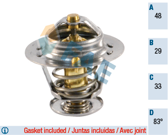 [FAE-5304783] TERMOSTATOS  HYUNDAI KIA 1.0L 1.1L