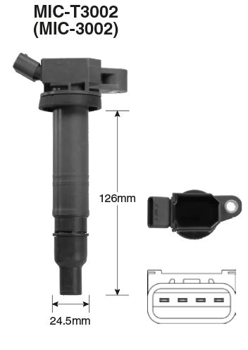 [NWE-MIC-3002] BOBINA IGNICION TOYOTA HILUX/PRADO/LAND CRUISER/RAV4