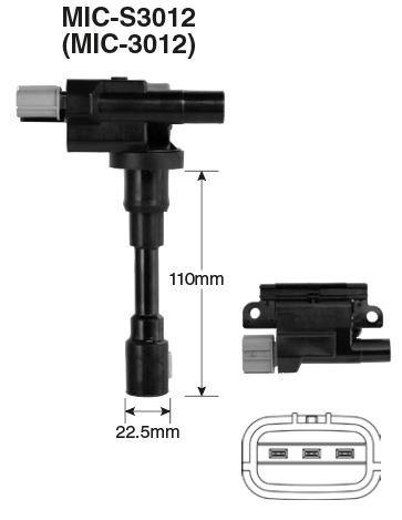 [NWE-MIC-3012] BOBINA IGNICION CHEVROLET ESTEEMM/ALTO/CARRY/SWIFT/GRAND VITARA
