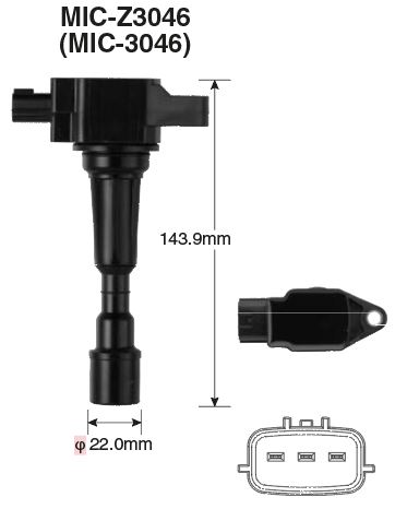 [NWE-MIC-3046] BOBINA IGNICION MAZDA 2 FORD FIESTA