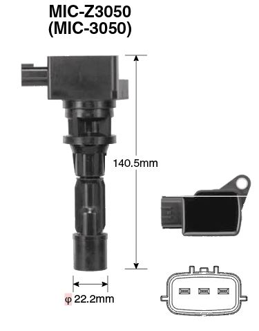 [NWE-MIC-3050] BOBINA IGNICION MAZDA 3(10-17)