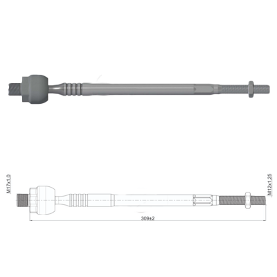 [ZM-17011677] TERMINAL AXIAL DER/IZQ - MAZDA 323 86/03