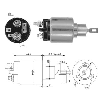 [ZM-573] AUTOMATICO CHEVROLET CHEVETTE MONZA RENAULT R9 12VTIPO BOSCH
