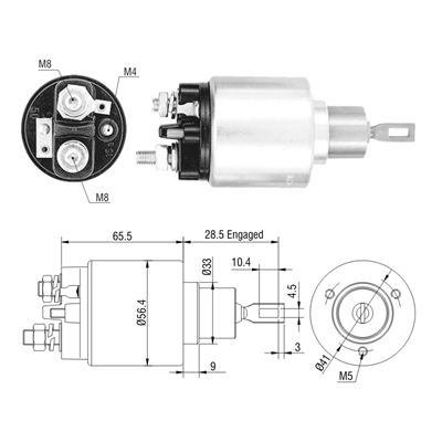 [ZM-578] AUTOMATICO FORD FIESTA 12V