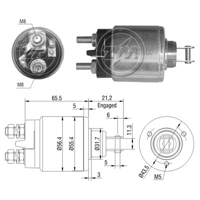 [ZM-579] AUTOMATICO LADA SAMARA ENCENDIDO BOSCH