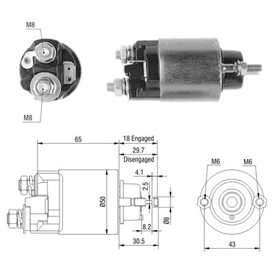 [ZM-705] AUTOMATICO CARROS CHINOS 12V NIPONDENSO