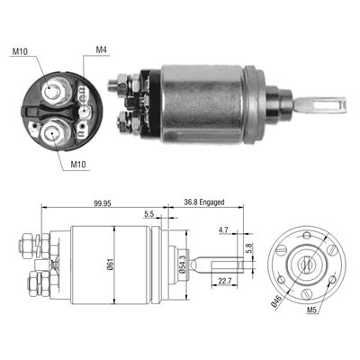 [ZM-741] AUTOMATICO JHONN DEERE TRACTORES BOSCH 033140100812V