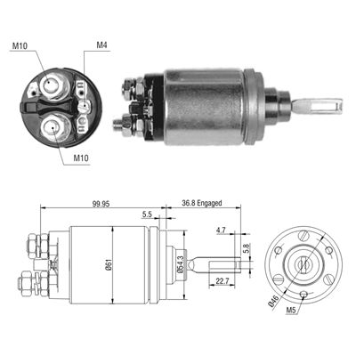 [ZM-742] AUTOMATICO JHONN DEERE TRACTORES BOSCH 033140100912V